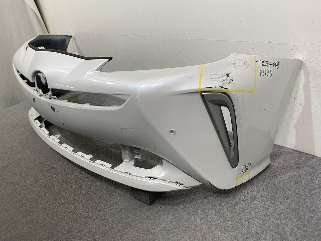 プリウス 50系/ZVW50/ZVW51/ZVW55 純正 後期 フロント バンパー 52119-47978/47979/47980/47981 プラチナホワイトパールマイカ 089(145171)