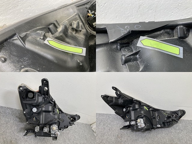 プリウスα/アルファ ZVW40W/ZVW41W 純正 後期 左 ヘッドライト/ランプ LED レベライザー 刻印A2 KOITO 47-65 トヨタ(145174)