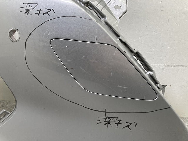 プリウス PHV ZVW52 純正 右 フロント バンパー/コーナーカバー/コーナーパネル 52112-47080 シルバーメタリック 1F7 トヨタ(145219)