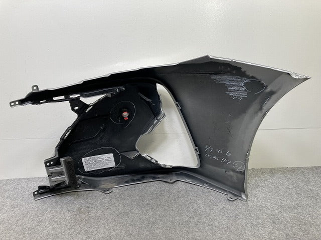 プリウス PHV ZVW52 純正 右 フロント バンパー/コーナーカバー/コーナーパネル 52112-47080 シルバーメタリック 1F7 トヨタ(145219)