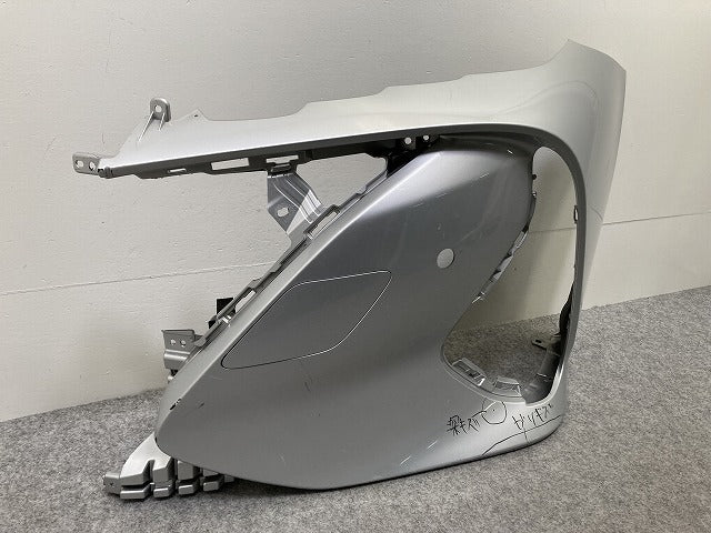 プリウス PHV ZVW52 純正 左 フロント バンパー/コーナーカバー/コーナーパネル 52113-47080 シルバーメタリック 1F7 トヨタ(145220)