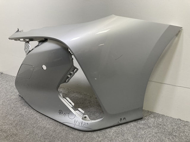 プリウス PHV ZVW52 純正 左 フロント バンパー/コーナーカバー/コーナーパネル 52113-47080 シルバーメタリック 1F7 トヨタ(145220)