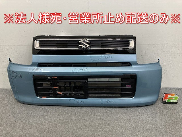 ワゴンR MH35S/MH55S/MH85S/MH95S 純正 フロント バンパー グリルロアグリル付 71711-63R0 フィズブルーパールメタリック ZJH(145244)