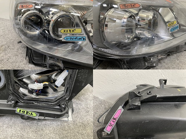ジャンク!プリウス 30系/ZVW30 純正 右 ヘッドライト/ランプ キセノン HID レベライザー KOITO 47-49 トヨタ(145248)