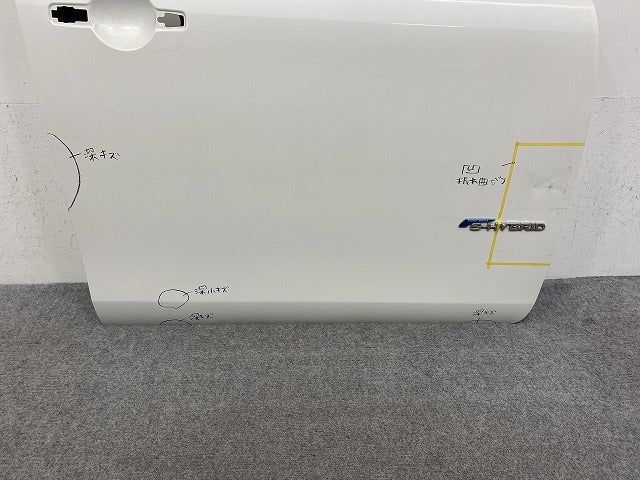 セレナ S/X/G C26/NC26 ハイブリッド/HC26/HFC26 純正 右 フロント ドア バイザー付 ブリリアントホワイトパール QAB 日産(145257)