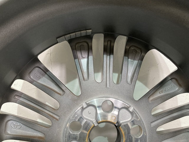 アルファード 40系/AGH40W/AGH45W ハイブリッド/AAHH40W/AAHH45W 純正 ホイール 1本のみ 18x7J/ET40/5穴 5H/PCD114.3/ハブ径58mm(145262)