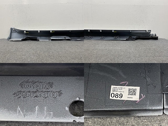 カムリ 70系/AXVH70/AXVH75 純正 左 サイドステップ/サイドスカート ロッカーパネルモール/アンダーモール 75860-33100 ホワイト(145266)