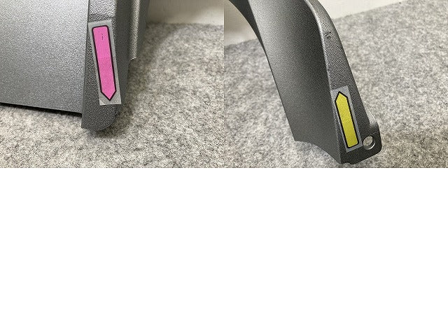 新品!アバルト 500 リア スポイラー ディフューザー/スポイラー 735465494 シルバー メタリック フィアット(145278)