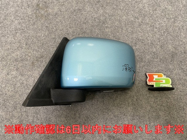 パレット MK21S 純正 左 ドアミラー 5線 82K0 L ZPS アクアベールブルーパールメタリック ZPS スズキ(145285)