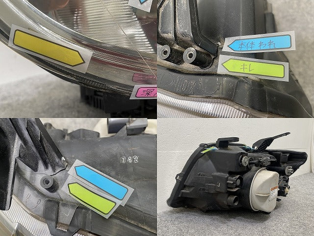 ジャンク!ゼスト JE1/JE2 純正 右 ヘッドライト/ランプ レベライザーキセノン HID 刻印J KOITO 100-22621 ホンダ(145299)