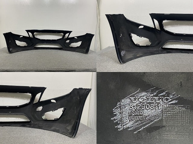 V60 FB系 純正 前期 フロント バンパー 31290811 ブラック メタリック ボルボ(145364)