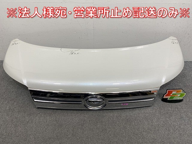 ムーヴ LA100S/LA110S 純正 ボンネット/エンジンフード シャイニングホワイトパール W25 ダイハツ(145381)