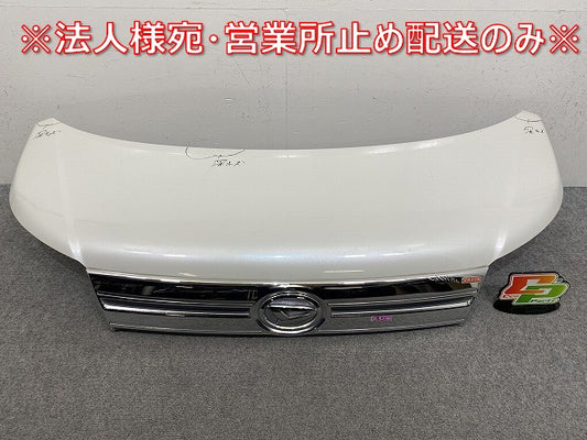 ムーヴ LA100S/LA110S 純正 ボンネット/エンジンフード シャイニングホワイトパール W25 ダイハツ(145381)