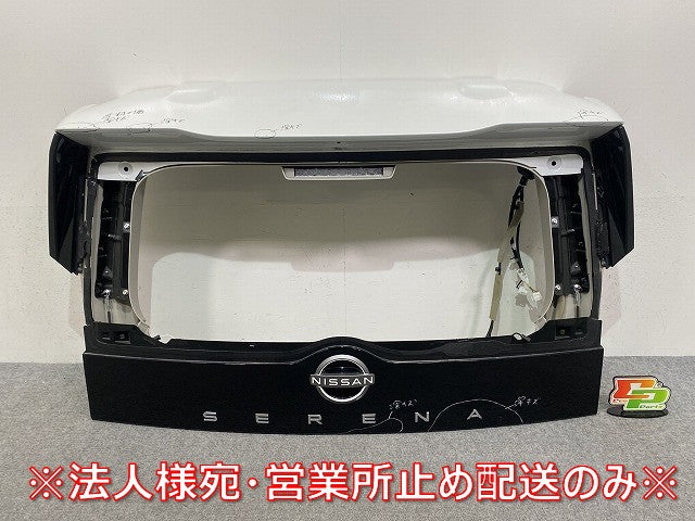 ジャンク!セレナ C28/NC28/FC28/FNC28 e-POWER/GC28/GFC28 純正 リアゲート/バックドア/リアハッチ ガラス片あり 90010 7DA0A(145382)