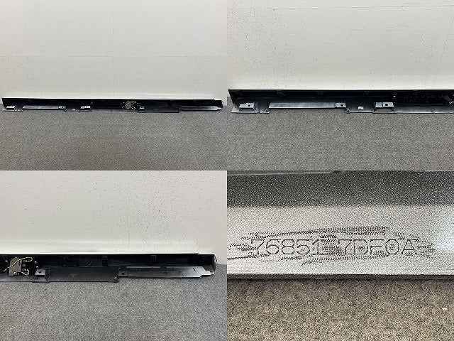 セレナ/ハイウェイスター C28/FC28/FNC28 e-POWER/GFC28 純正 左 サイドステップ/センサー付き 76851 7DF0A プリズムホワイト QBE(145388)
