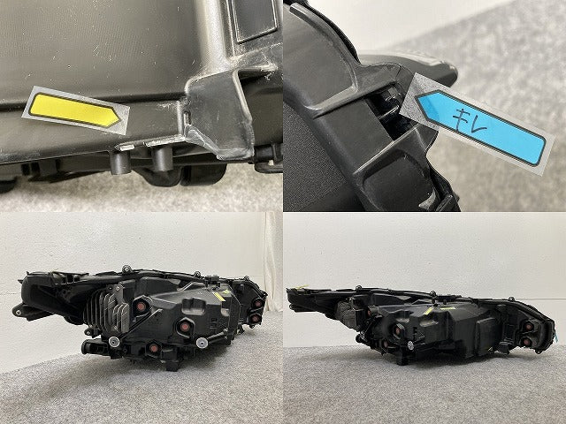 ハリアー 80系/MXUA80/MXUA85 ハイブリッド/AXUH80/AXUH85 PHEV/AXUP85 純正 左 ヘッドライト LED 刻印7H 48-233 81185-48J10(145411)