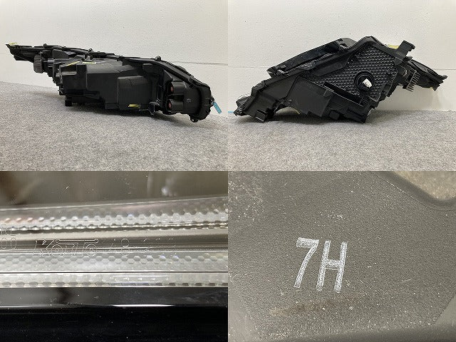 ハリアー 80系/MXUA80/MXUA85 ハイブリッド/AXUH80/AXUH85 PHEV/AXUP85 純正 左 ヘッドライト LED 刻印7H 48-233 81185-48J10(145411)
