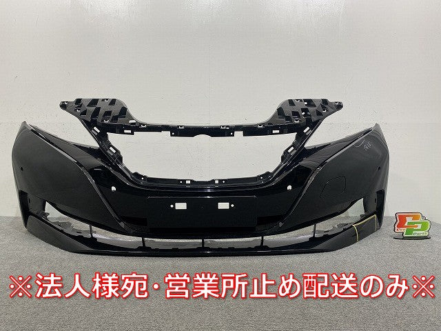 リーフ/LEAF ZE1 純正 後期 フロント バンパー 62022 5SK0H ミッドナイトブラック GAT 日産(145419)