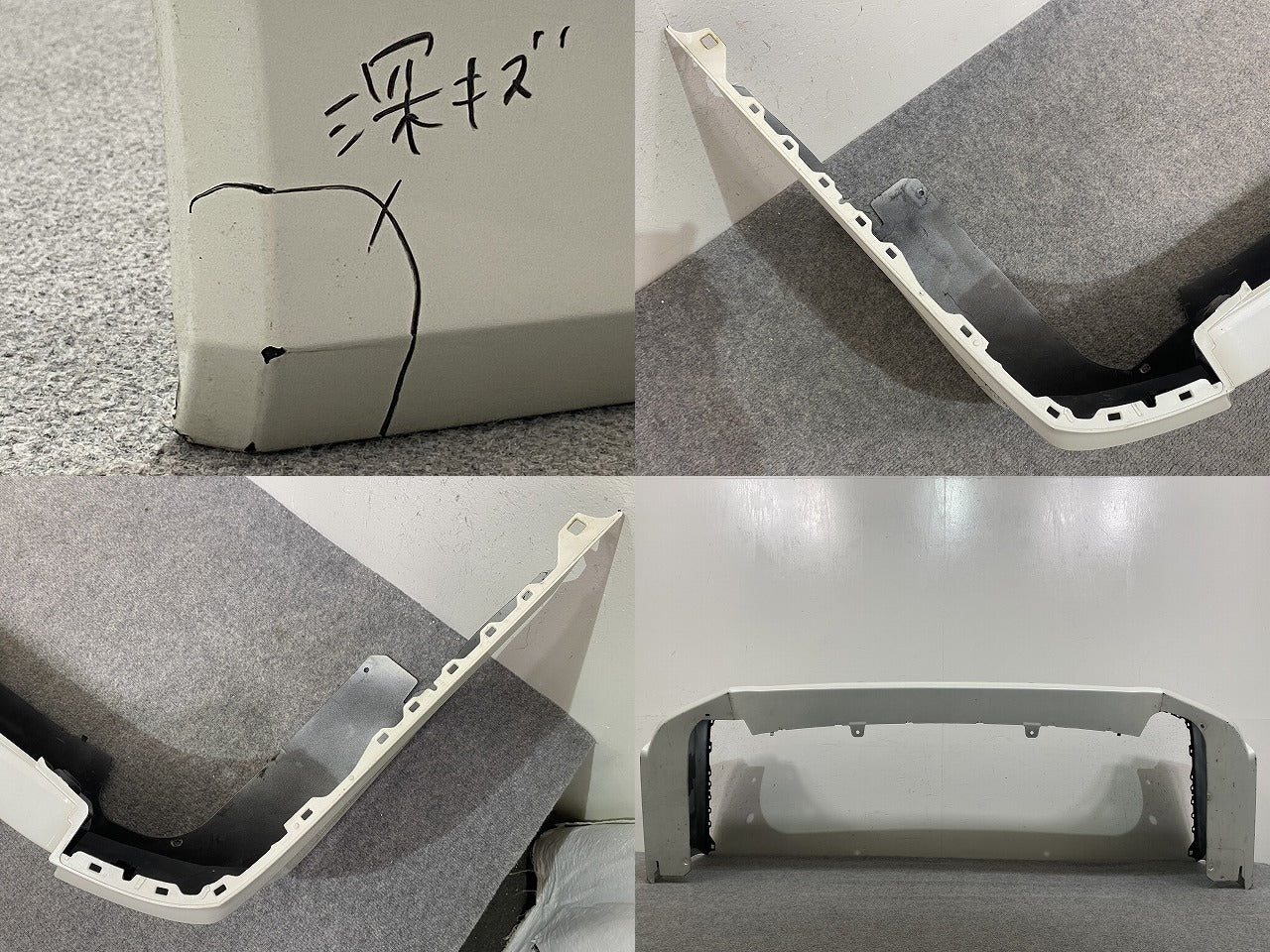 セレナ/ハイウェイスター C27/GFC27/GFNC27 純正 前期 リア バンパー 85022 5TF0H ブリリアントホワイトパール QAB 日産(145420)