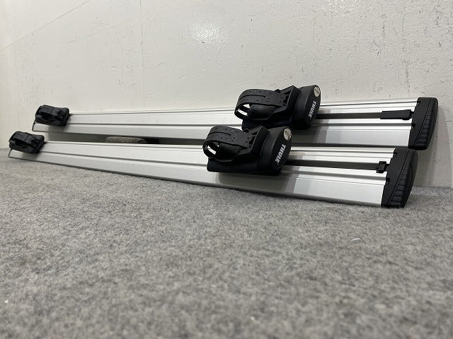 スーリー  ルーフバー 縦8 横140 奥行き10 レネゲートに装着していました シルバー THULE(145425)