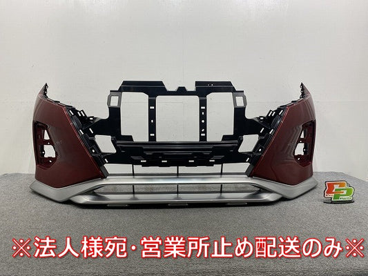 キックス/KICKS P15/RP15/SNP15 純正 フロント バンパー スポイラー付 ラディアントレッドパールメタリック NAH 日産(145430)