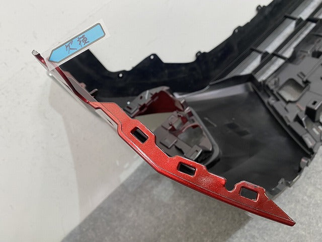キックス/KICKS P15/RP15/SNP15 純正 フロント バンパー スポイラー付 ラディアントレッドパールメタリック NAH 日産(145430)
