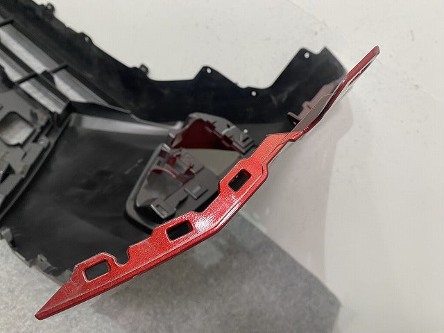 キックス/KICKS P15/RP15/SNP15 純正 フロント バンパー スポイラー付 ラディアントレッドパールメタリック NAH 日産(145430)