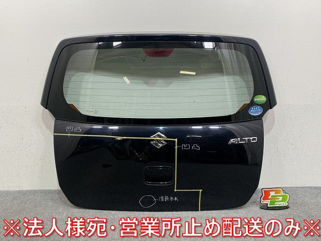 アルト エコ HA25S/HA35S 純正 リアゲート/バックドア/リアハッチ ガラス付 ブルーイッシュブラックパール3 ZJ3 スズキ(145437)