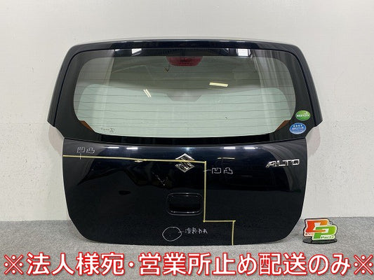 アルト エコ HA25S/HA35S 純正 リアゲート/バックドア/リアハッチ ガラス付 ブルーイッシュブラックパール3 ZJ3 スズキ(145437)