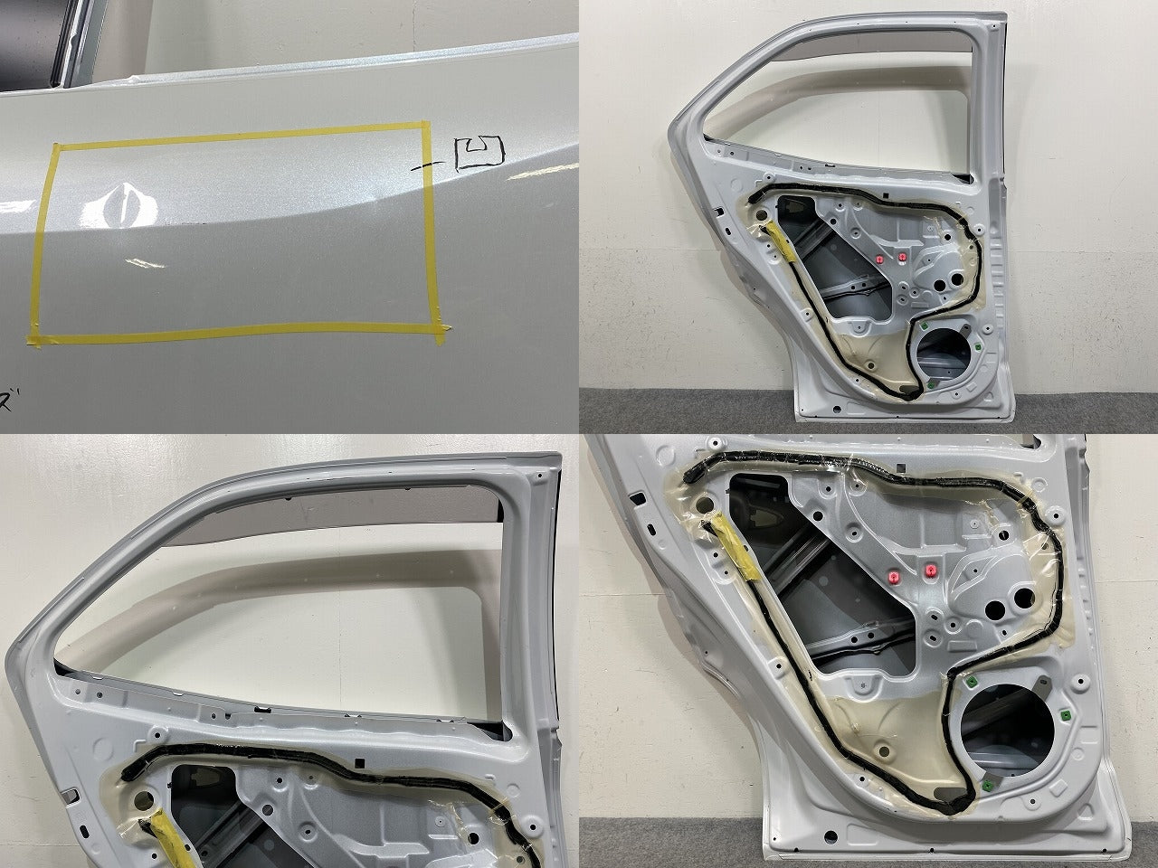 ヤリスクロス MXPB10/MXPB15 ハイブリッド/MXPJ10/MXPJ15 純正 左 リア ドア バイザー付 プラチナホワイトパールマイカ 089 トヨタ(145439)