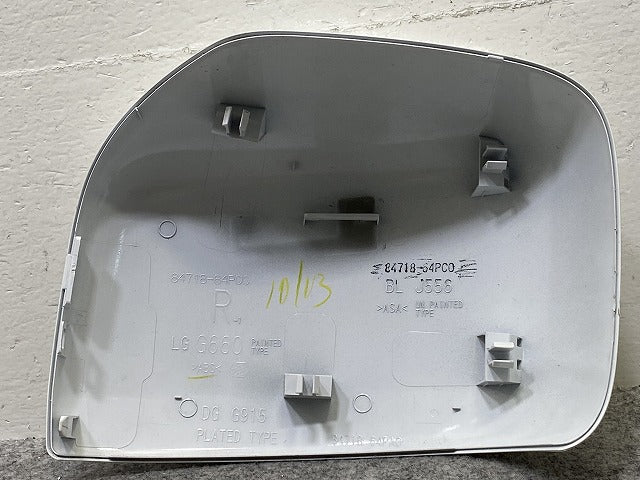 エブリィ/クリッパー NV100/スクラム DA17V/DR17V/DG17V 純正 右 ドアミラー カバー 84718-64PC0  スペリアホワイト 26U スズキ(145456)