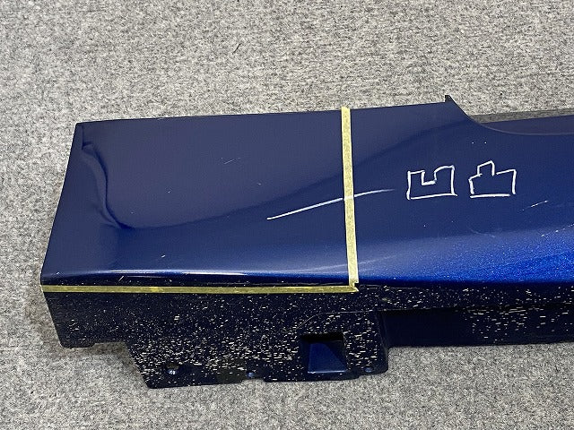 スカイライン/SKYLINE V37/YV37/HV37/HNV37/ZV37 純正 左 サイドステップ/サイドスカート 76851 4GA0H オーロラフレアブルーパール(145464)