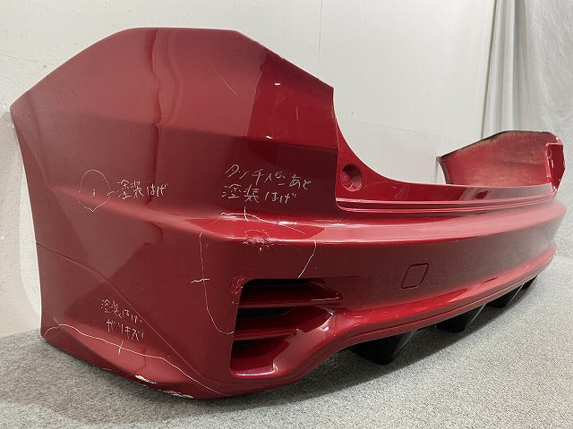 ストリーム RN6/RN7/RN8/RN9 純正 リア バンパー 無限/ムゲン/MUGEN ミラノレッド R81 ホンダ(145472)