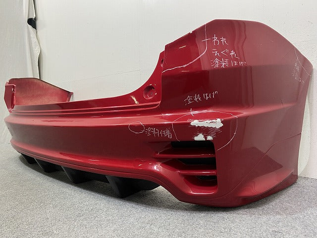 ストリーム RN6/RN7/RN8/RN9 純正 リア バンパー 無限/ムゲン/MUGEN ミラノレッド R81 ホンダ(145472)