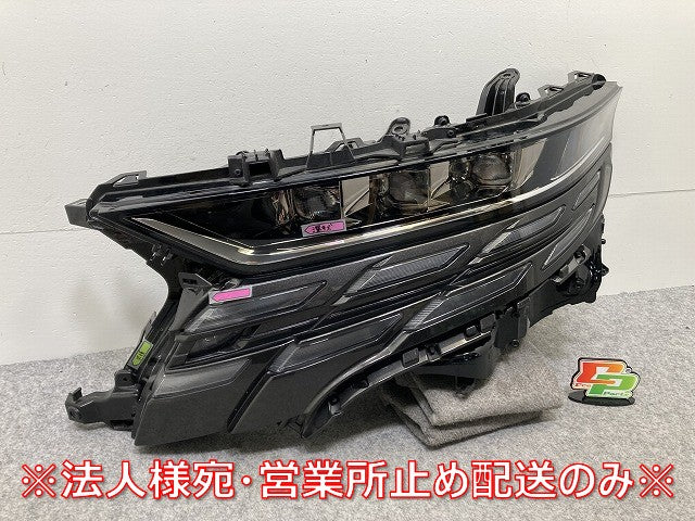 ジャンク!アルファード 40系/AGH40W/AGH45W/ハイブリッド/AAHH40W/AAHH45W 純正 左 ヘッドライト/LED 刻印S3 V2-11 81185-V2070(145479)