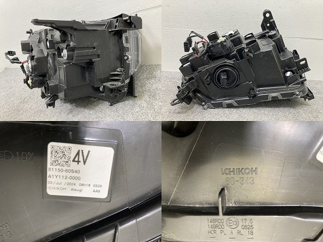 ランドクルーザー/ランクル 250/TRJ250W/GDJ250W 純正 左 ヘッドライト/ランプ レベライザーLED 刻印4V ICHIKOH 60-343(145483)