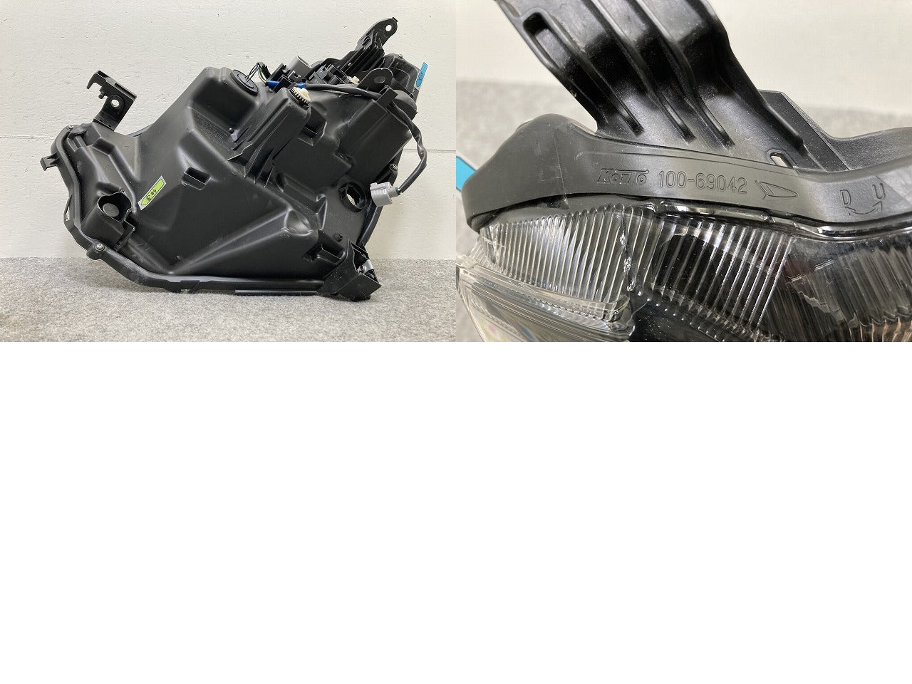 ミライース/ピクシスエポック/プレオプラス LA350S/LA360S/LA350A/LA360A/LA350F 純正 右 ヘッドライト/レベライザーLED 100-69042(145497)