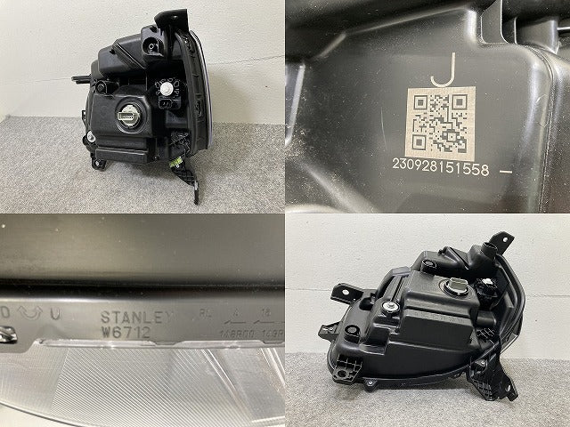 N-BOX/NBOX Nボックス カスタム/JF5/JF6 純正 右 ヘッドライト/ランプ LED レベライザー 刻印J STANLEY W6712 ホンダ(145498)