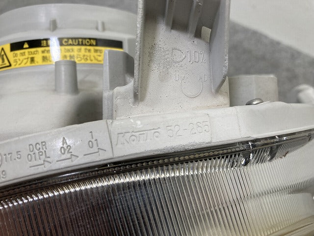 シエンタ NCP81G/NCP85G 純正 後期 左 ヘッドライト/ランプ レベライザーハロゲン KOITO 52-265 トヨタ(145508)