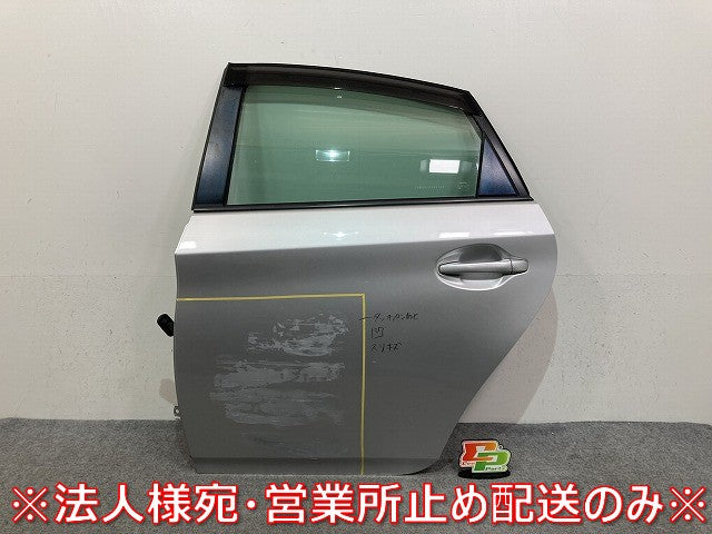 プリウス 30系/ZVW30 純正 左 リア ドア ガラス内張りバイザー付 シルバーメタリック 1F7 トヨタ(145526)