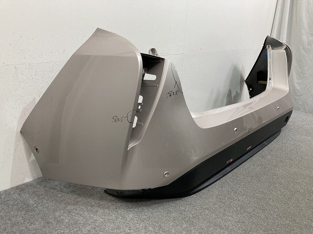 プリウス 50系/ZVW50/ZVW51/ZVW55 純正 前期 リアバンパー スポイラー付 52159-47110/30 スティールブロンドメタリック 4X1 トヨタ(145553)