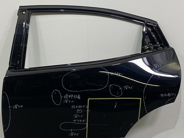 プリウス 60系/ZVW60/ZVW65/MXWH60/MXWH65/MXWH61 純正 左 リア ドア 67004-47170 アティチュードブラックマイカ 218 トヨタ(145559)