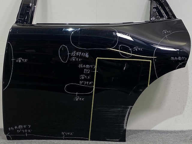 プリウス 60系/ZVW60/ZVW65/MXWH60/MXWH65/MXWH61 純正 左 リア ドア 67004-47170 アティチュードブラックマイカ 218 トヨタ(145559)