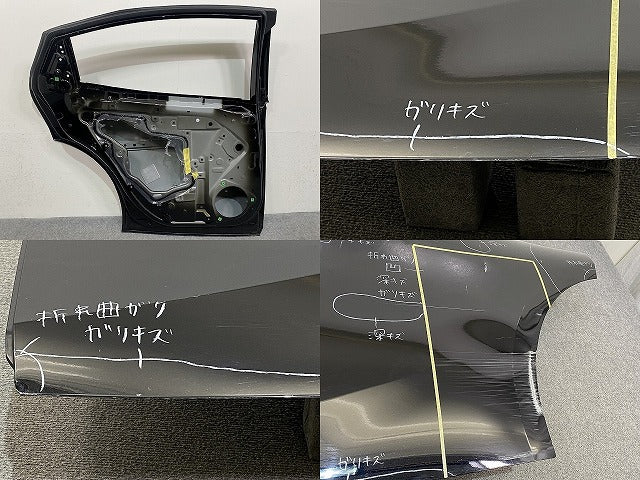 プリウス 60系/ZVW60/ZVW65/MXWH60/MXWH65/MXWH61 純正 左 リア ドア 67004-47170 アティチュードブラックマイカ 218 トヨタ(145559)