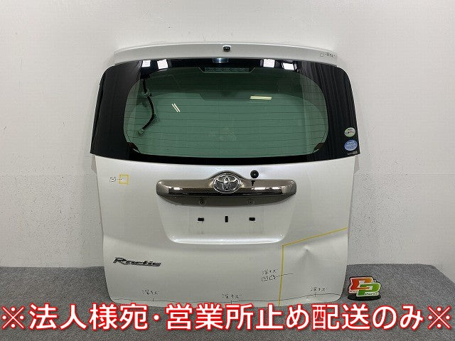 ラクティス NCP100/NCP105/SCP100 純正 リアゲート/バックドア/リアハッチ ガラス付 ホワイトパールクリスタルシャイン 070 トヨタ(145606)