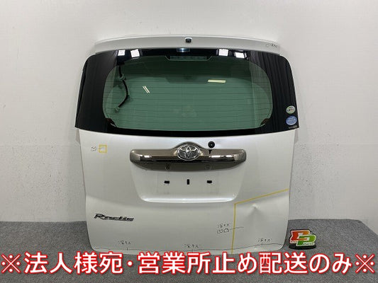 ラクティス NCP100/NCP105/SCP100 純正 リアゲート/バックドア/リアハッチ ガラス付 ホワイトパールクリスタルシャイン 070 トヨタ(145606)