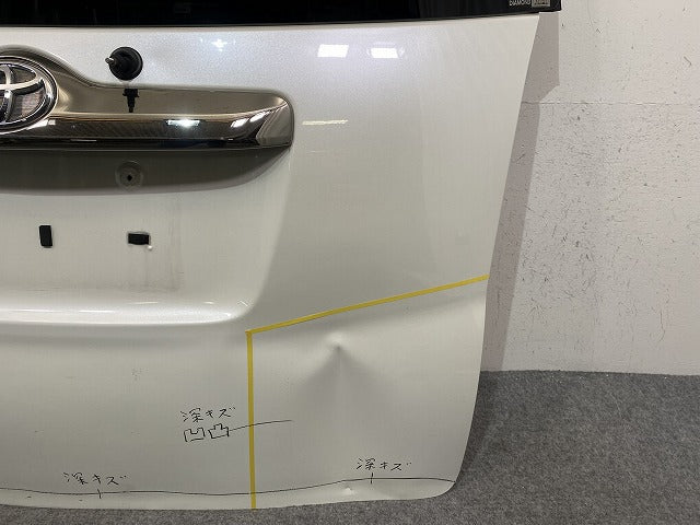 ラクティス NCP100/NCP105/SCP100 純正 リアゲート/バックドア/リアハッチ ガラス付 ホワイトパールクリスタルシャイン 070 トヨタ(145606)