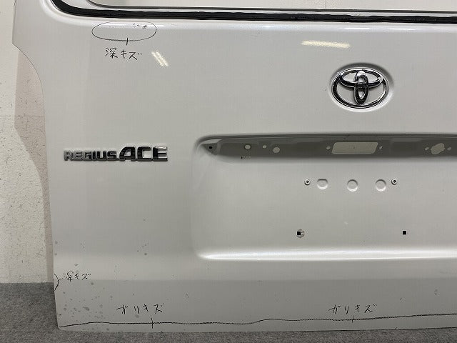 ハイエース/レジアスエース 200系/1型/2型/3型/4型/5型/6型/7型/標準 純正 リアゲート/バックドア/リアハッチ ホワイトパール(145617)