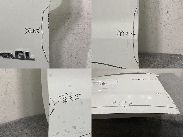 ハイエース/レジアスエース 200系/1型/2型/3型/4型/5型/6型/7型/標準 純正 リアゲート/バックドア/リアハッチ ホワイトパール(145617)