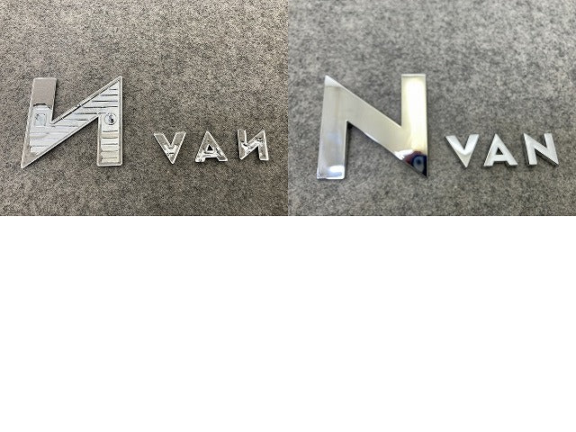 新車取り外し!N-VAN/NVAN/Nバン JJ1/JJ2 純正  エンブレム/オーナメント 75701-SZW-0000 メッキ メタリック ホンダ(145628)